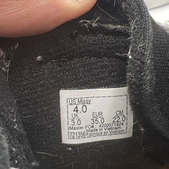 Vans Wedge Hi Black/Floral Womens Size 5.5 Skate Shoes Sneakers Shoes - Picture 8 of 10